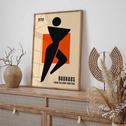 Bauhaus Form Follows Function Poster Print - Vintage Exhibition Poster