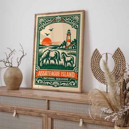 Assateague Island National Seashore Poster