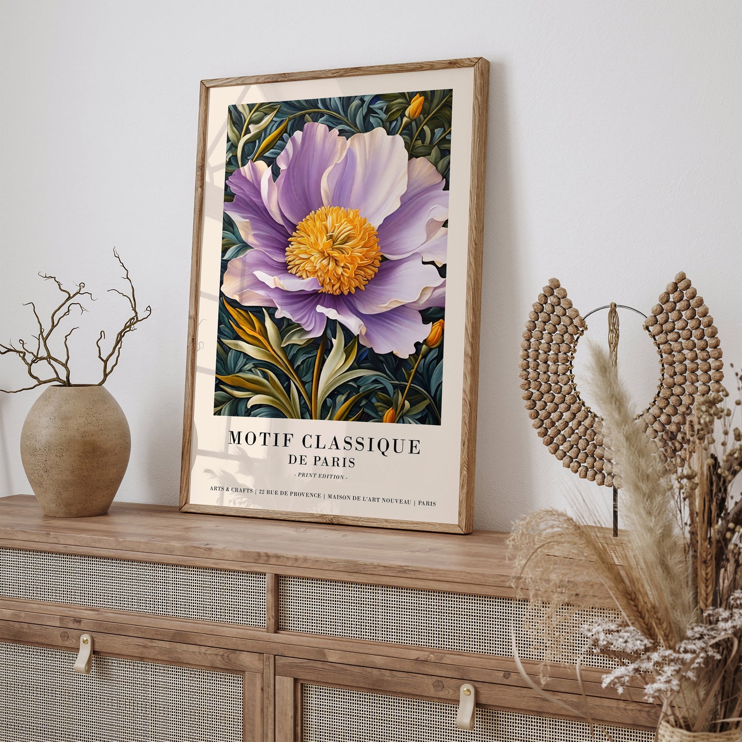 Vintage Charm: Motif Classique Art Print