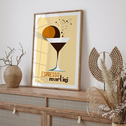 Espresso Martini Drink Poster