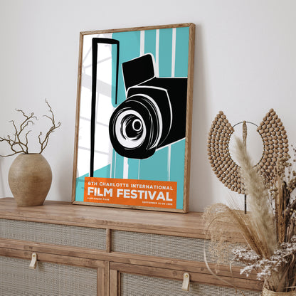 Charlotte Film Festival Retro Poster