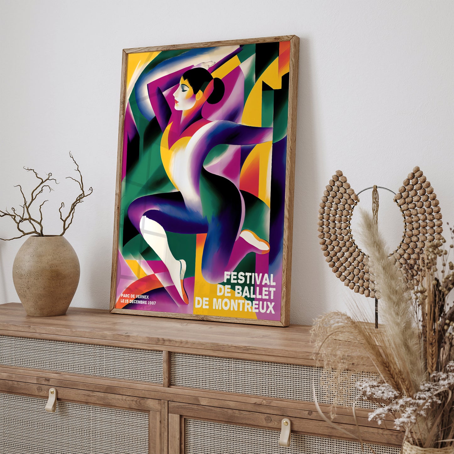 Montreux Ballerina Wall Art Print