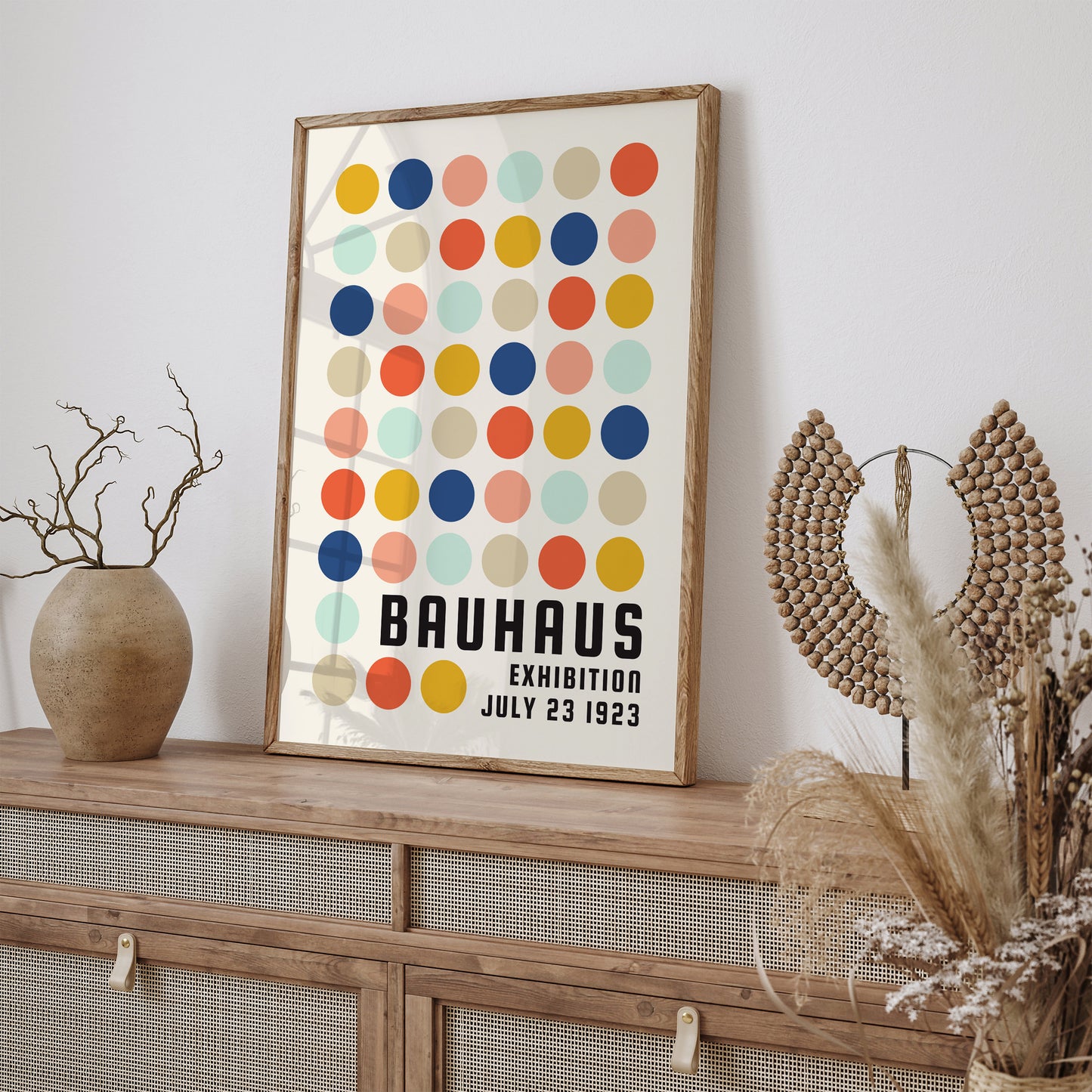 Bauhaus Exhibition Dots Poster