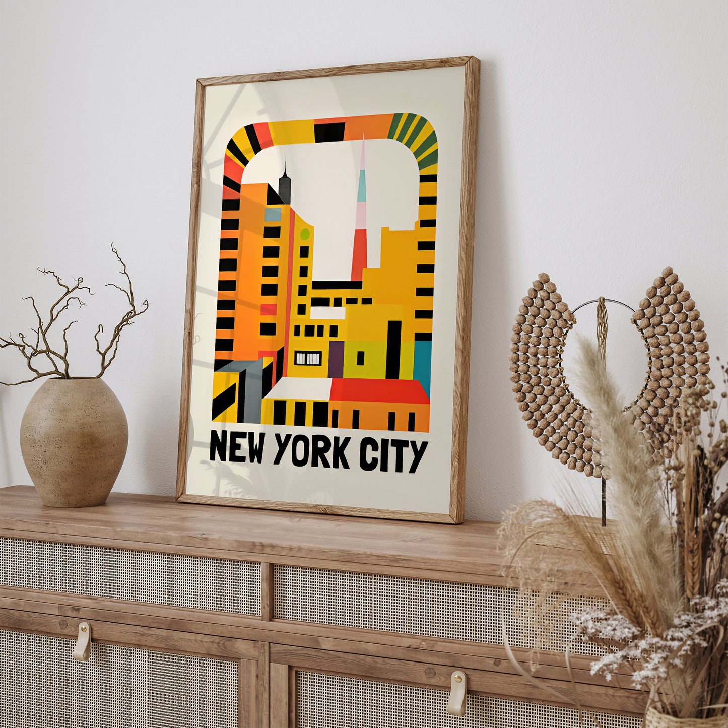 New York City Minimal Art Print