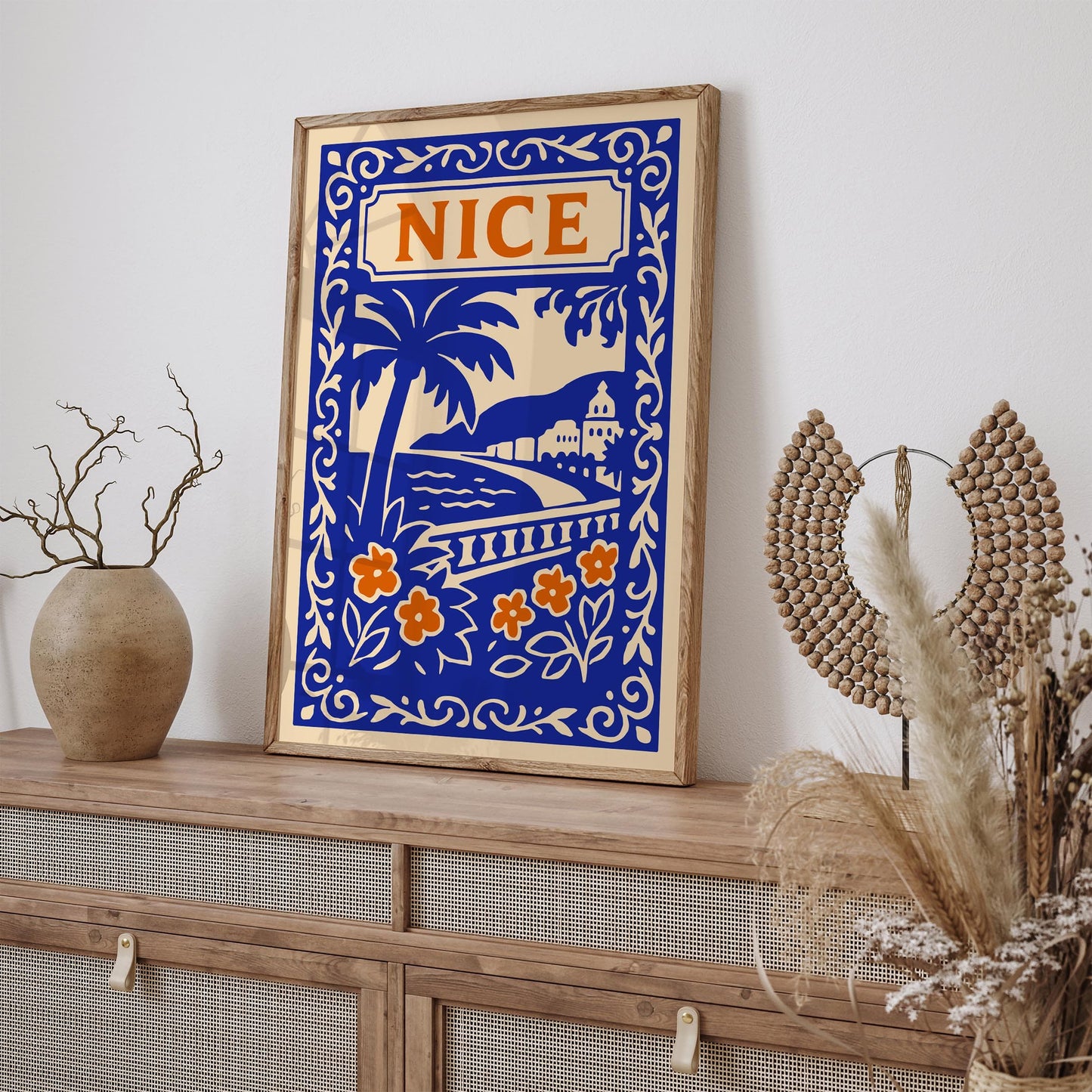 Nice Travel Blue Poster