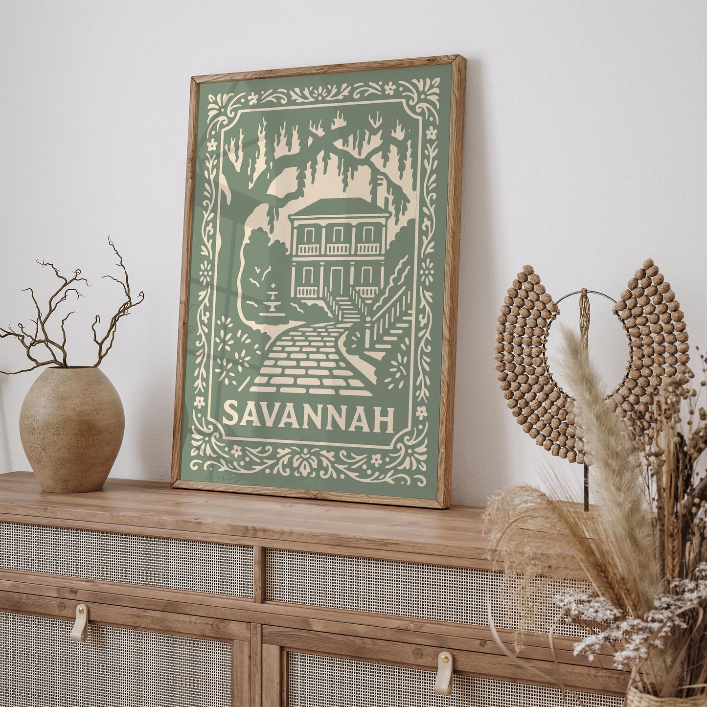 Savannah Georgia Poster – Vintage Travel Wall Art