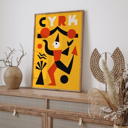 Cyrk Circus Festival Yellow Poster