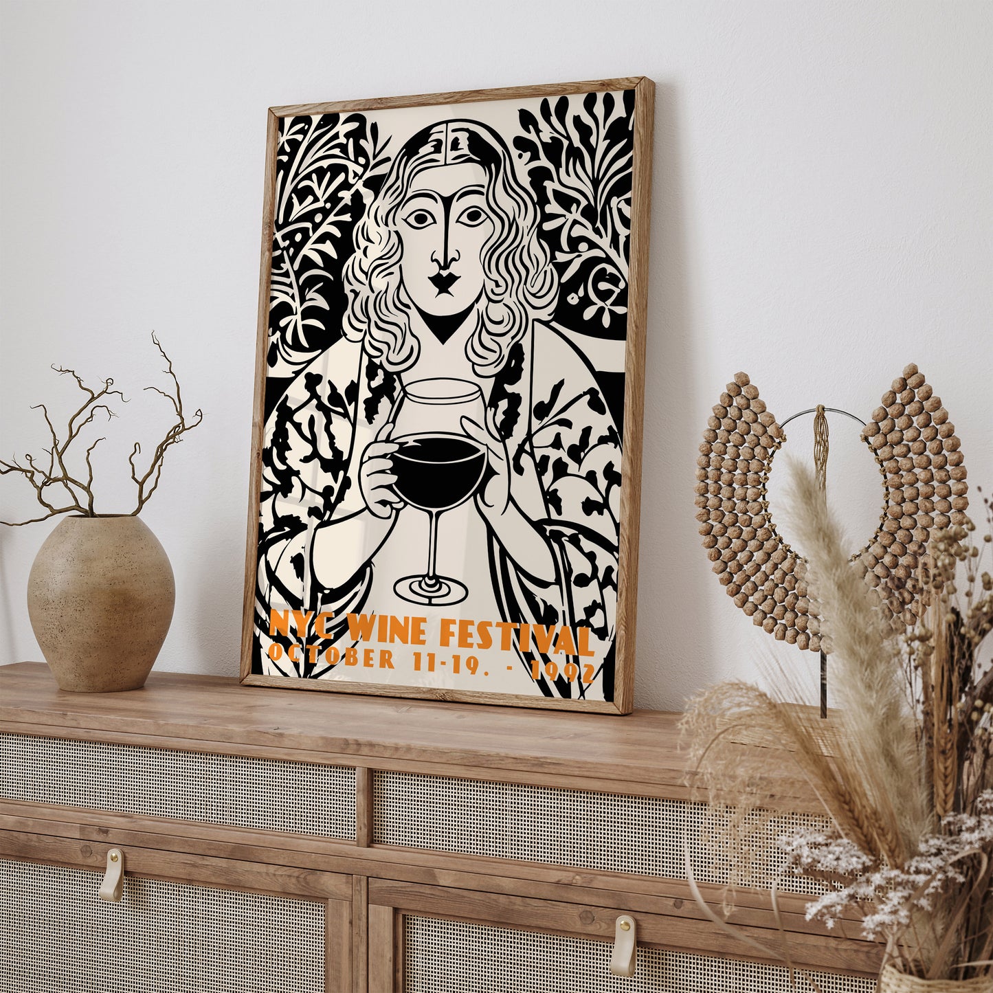 New York City Wine Festival Woman Art Print