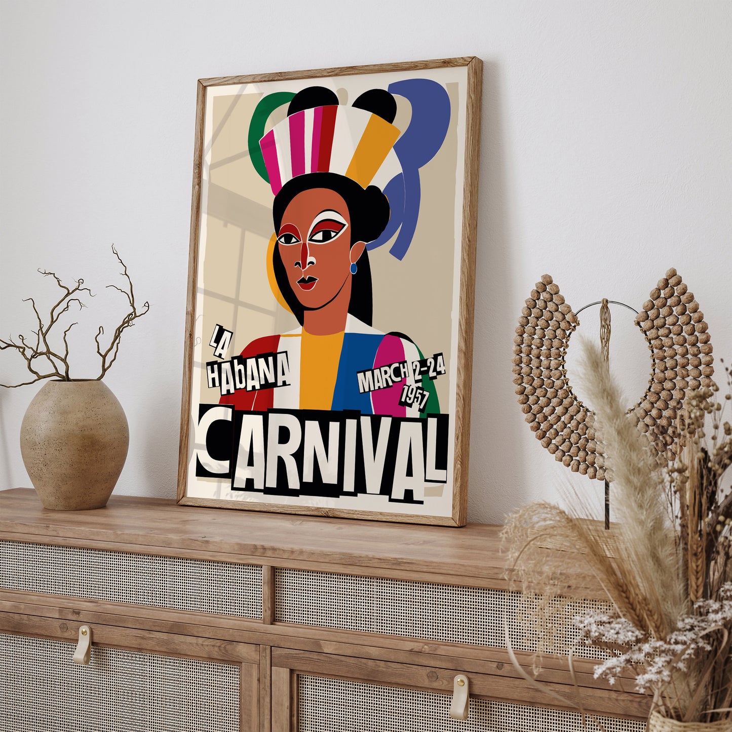 La Habana Carnival Retro 1957 Poster