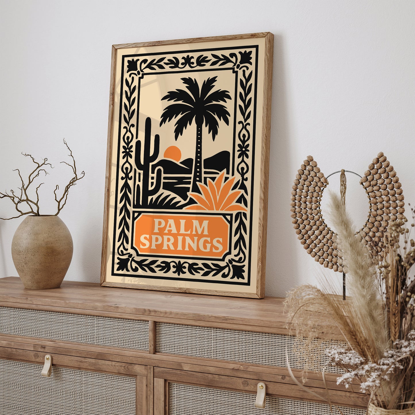 Palm Springs Travel Art Print - Landscape Wall Art Poster