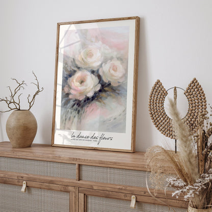 La Danse Des Fleurs Poster - Romantic Floral Home Decor