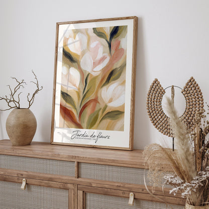 Botanical Garden Poster - Abstract Floral Print