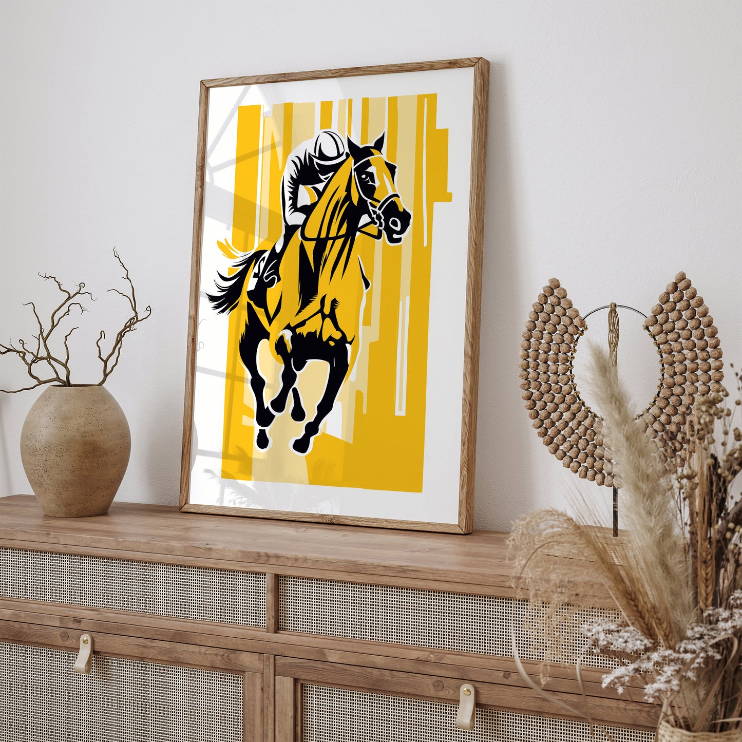 Retro Horseracing Poster