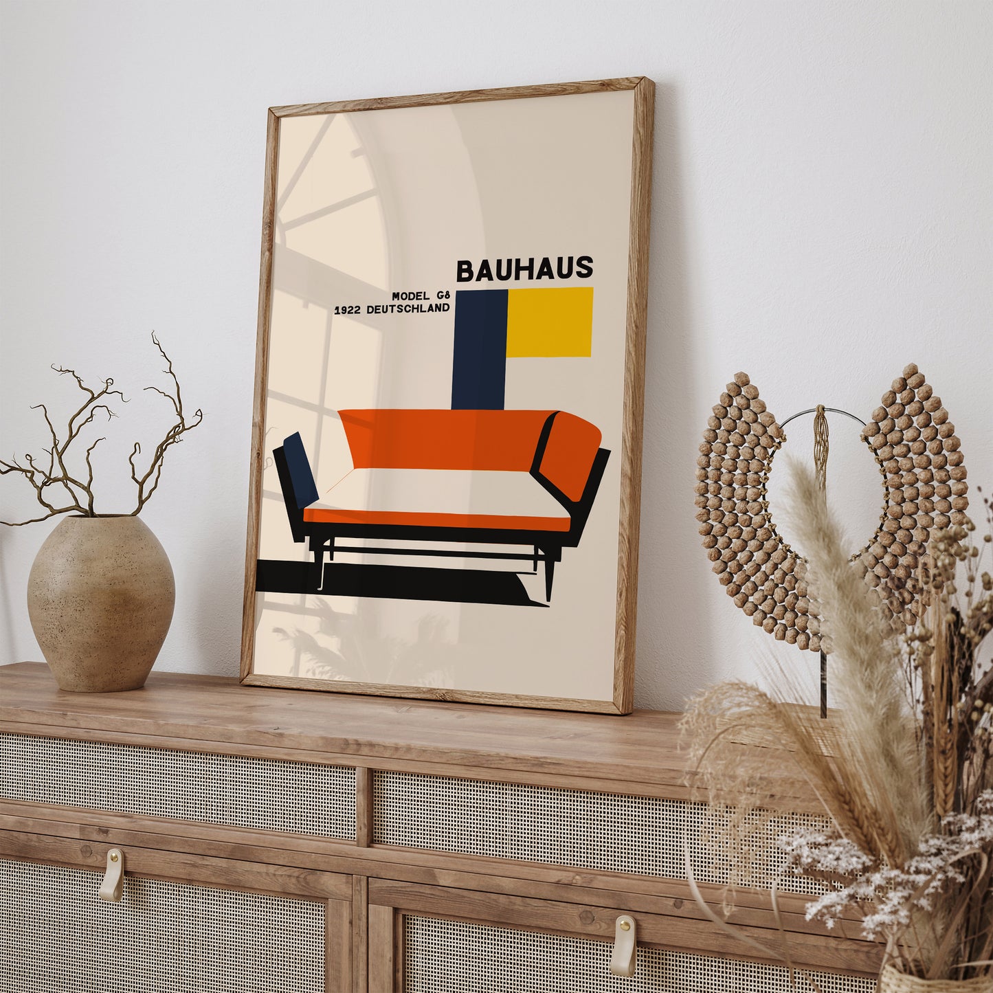 Bauhaus Furniture Mid-Century Poster