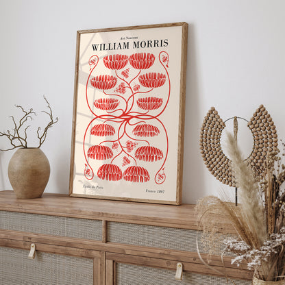 Morris Heritage Art Nouveau Botanical Poster