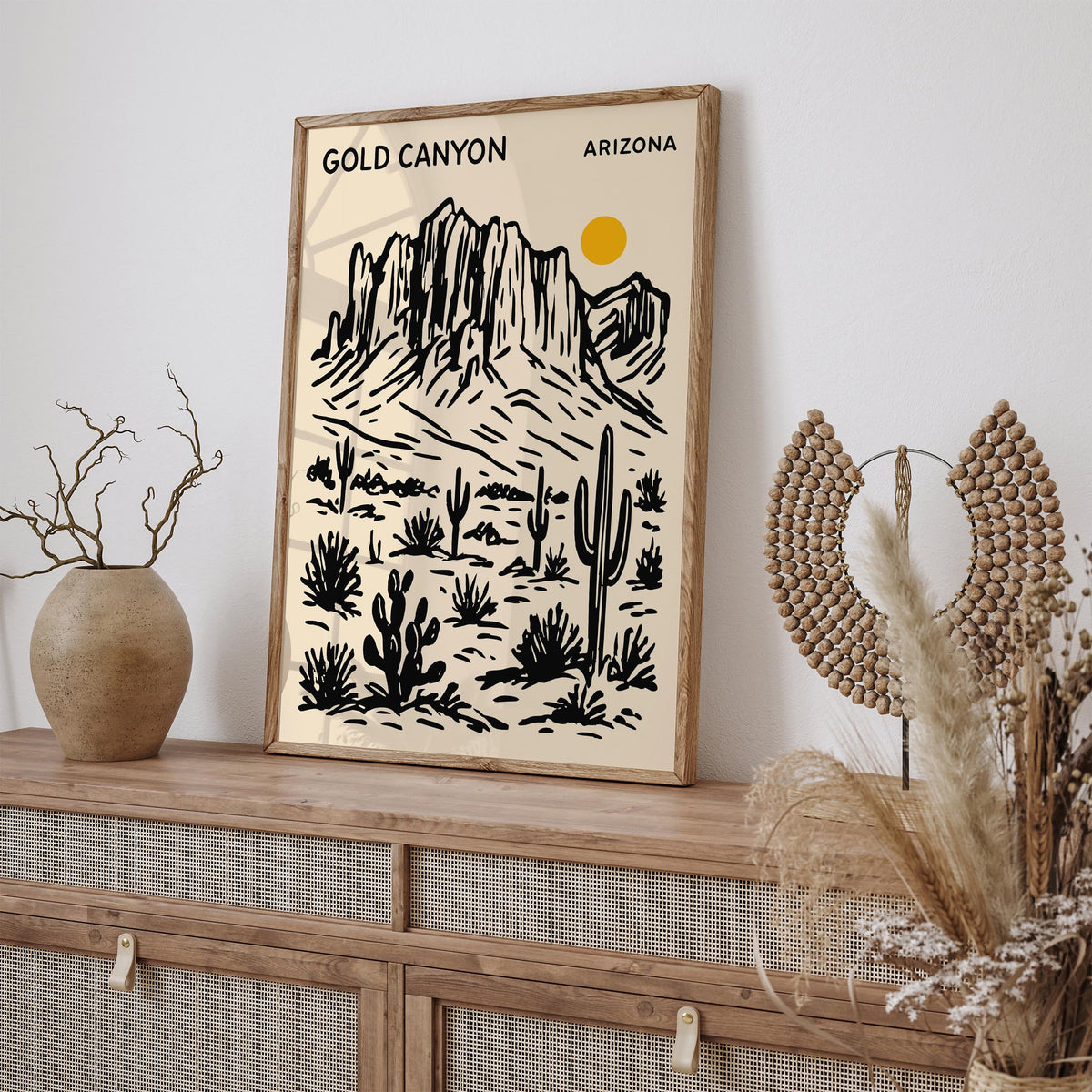 Gold Canyon Arizona Travel Poster
