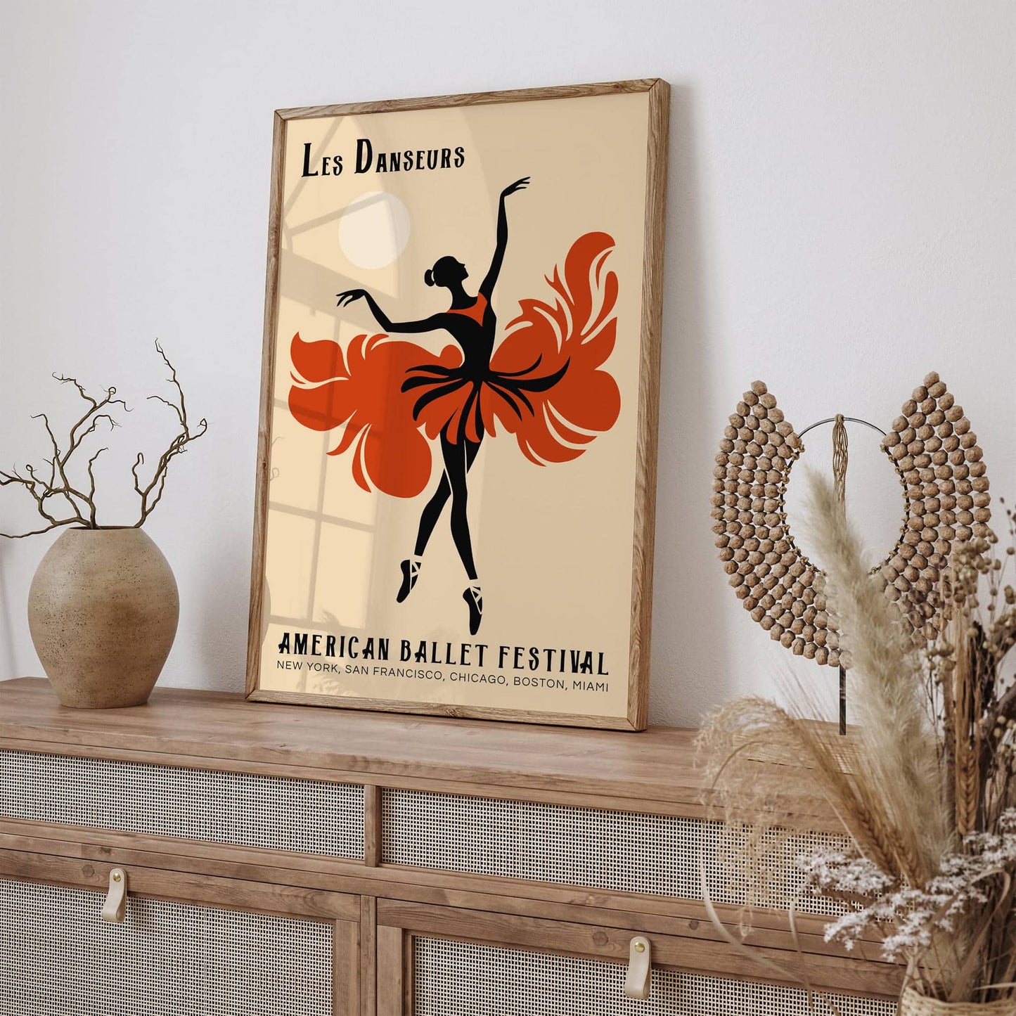 Les Danseurs American Ballet Art Print