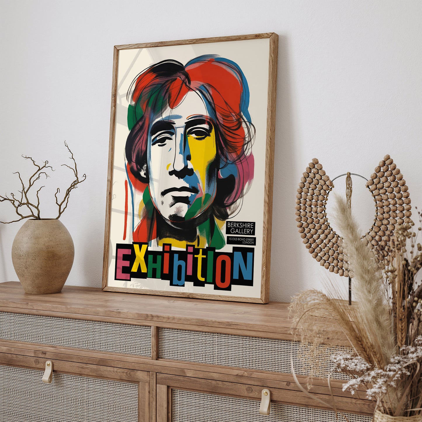 London Pop Art Exhibition Art Print