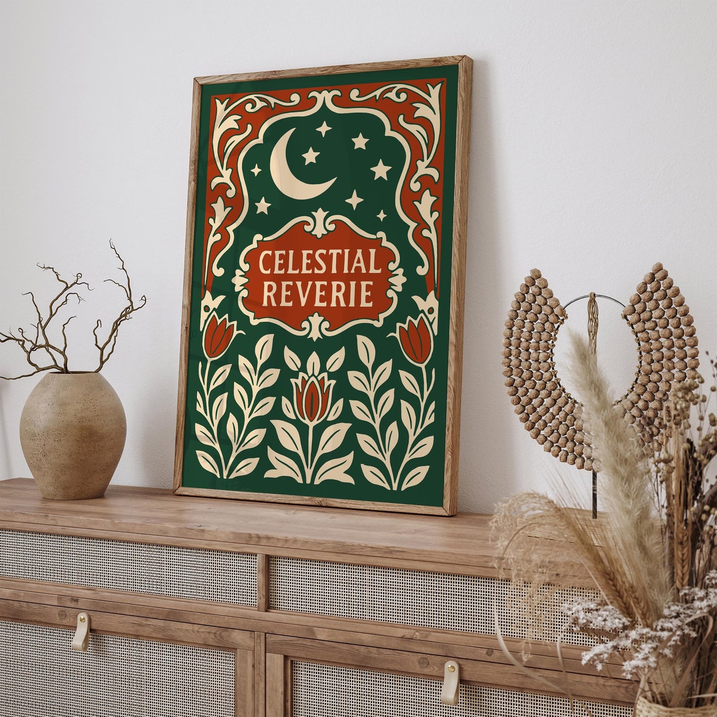 Celestrial Reverie Rococo Poster