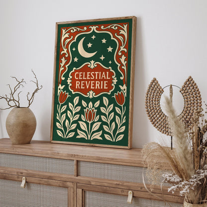 Celestrial Reverie Rococo Poster