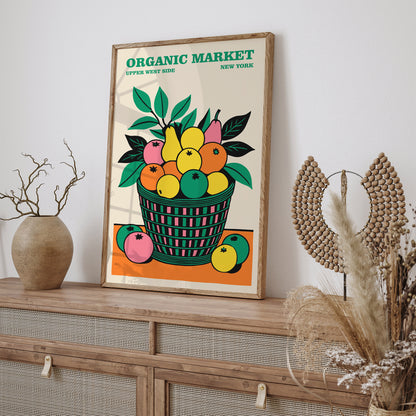 New York City Fruit Market Poster