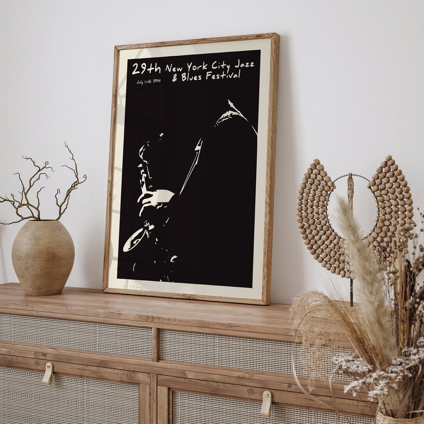 New York City Jazz & Blues Festival Vintage Wall Art