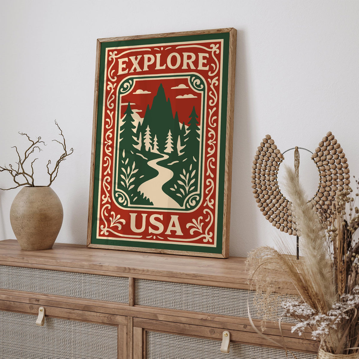 Explore USA Travel Poster