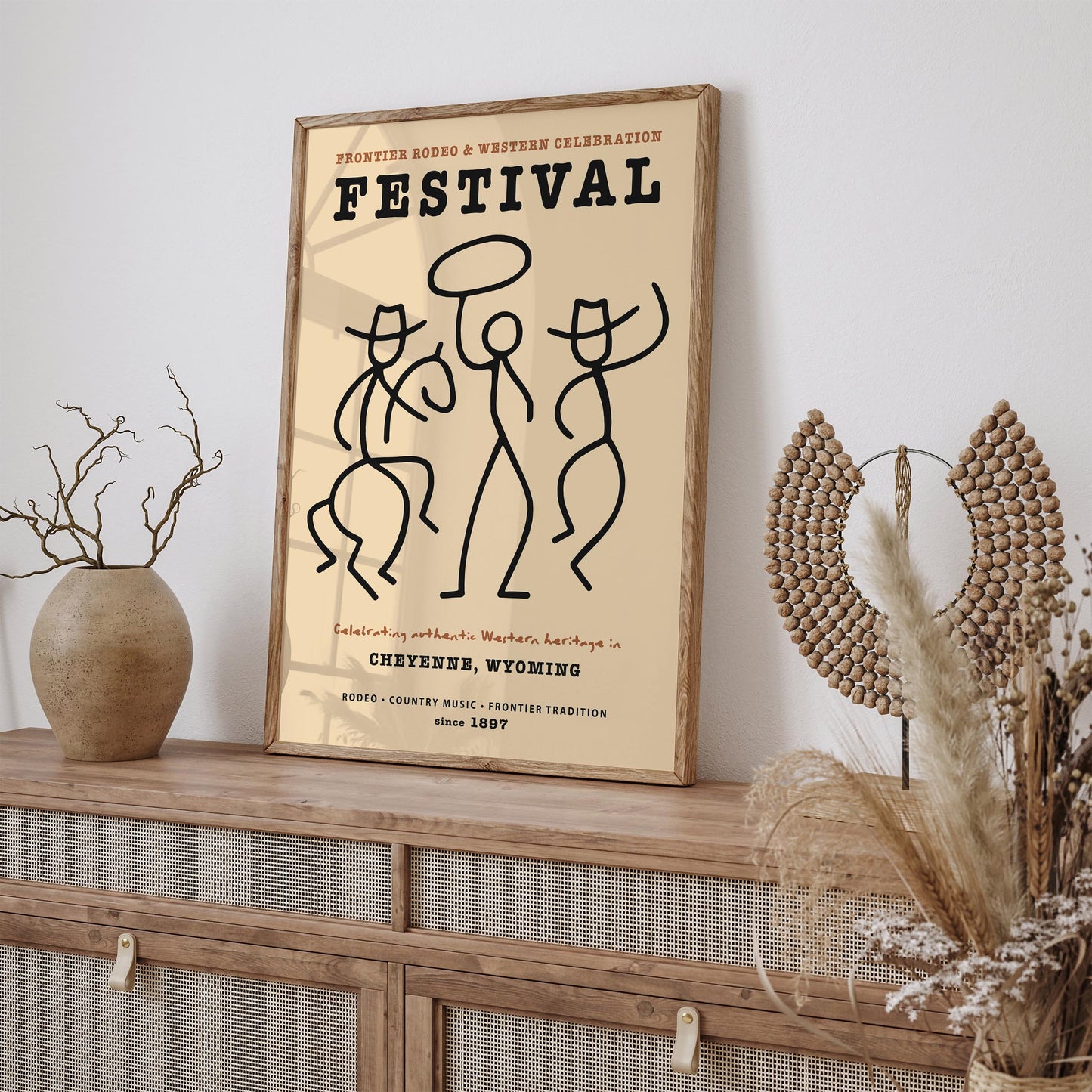 Frontier Rodeo & Western Celebration Festival Poster