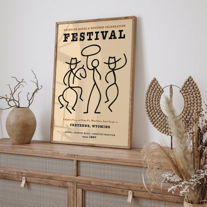 Frontier Rodeo & Western Celebration Festival Poster