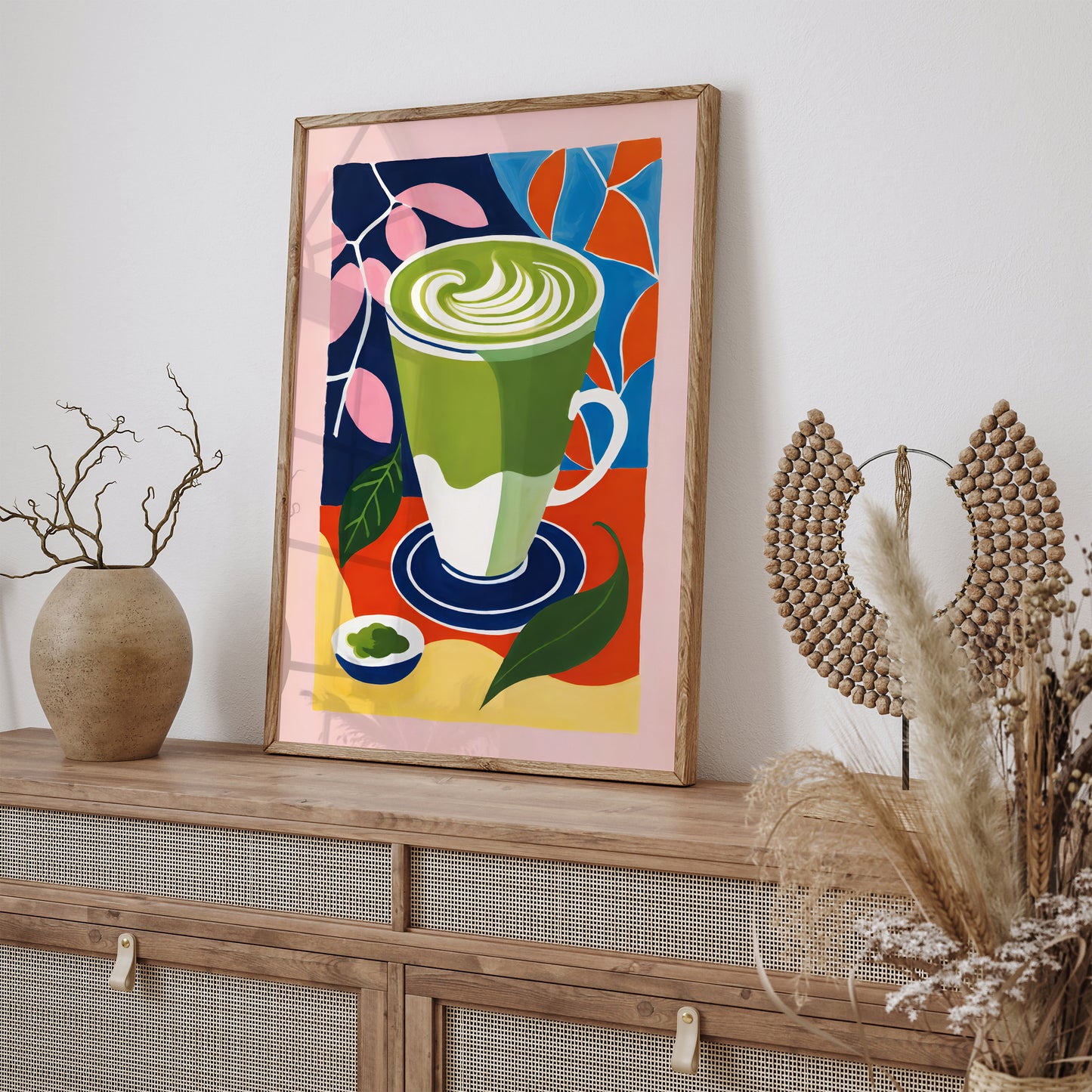 Matcha Drink Kitchen Art Print