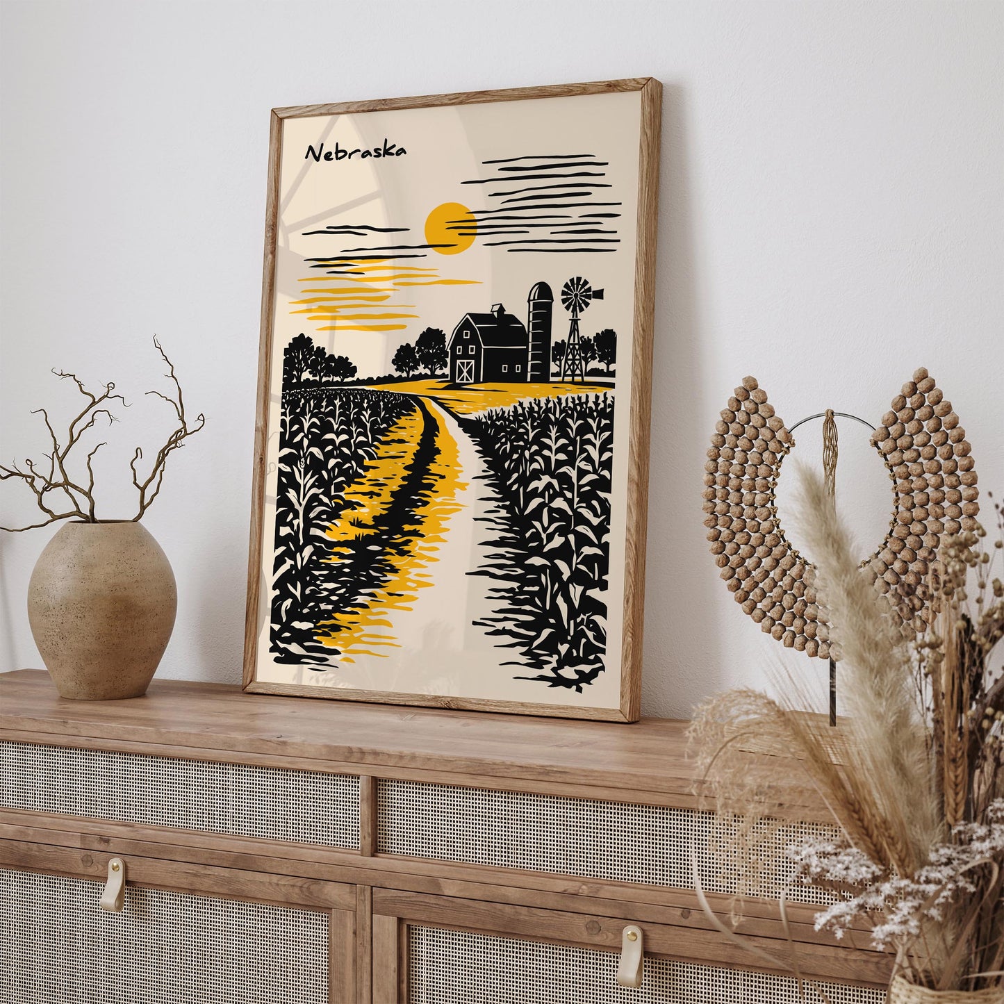 Nebraska Travel Poster