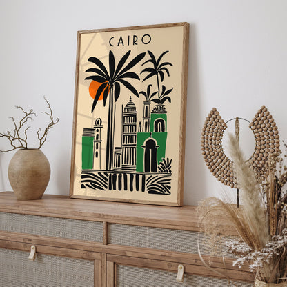 Cairo Egypt Travel Modern Poster