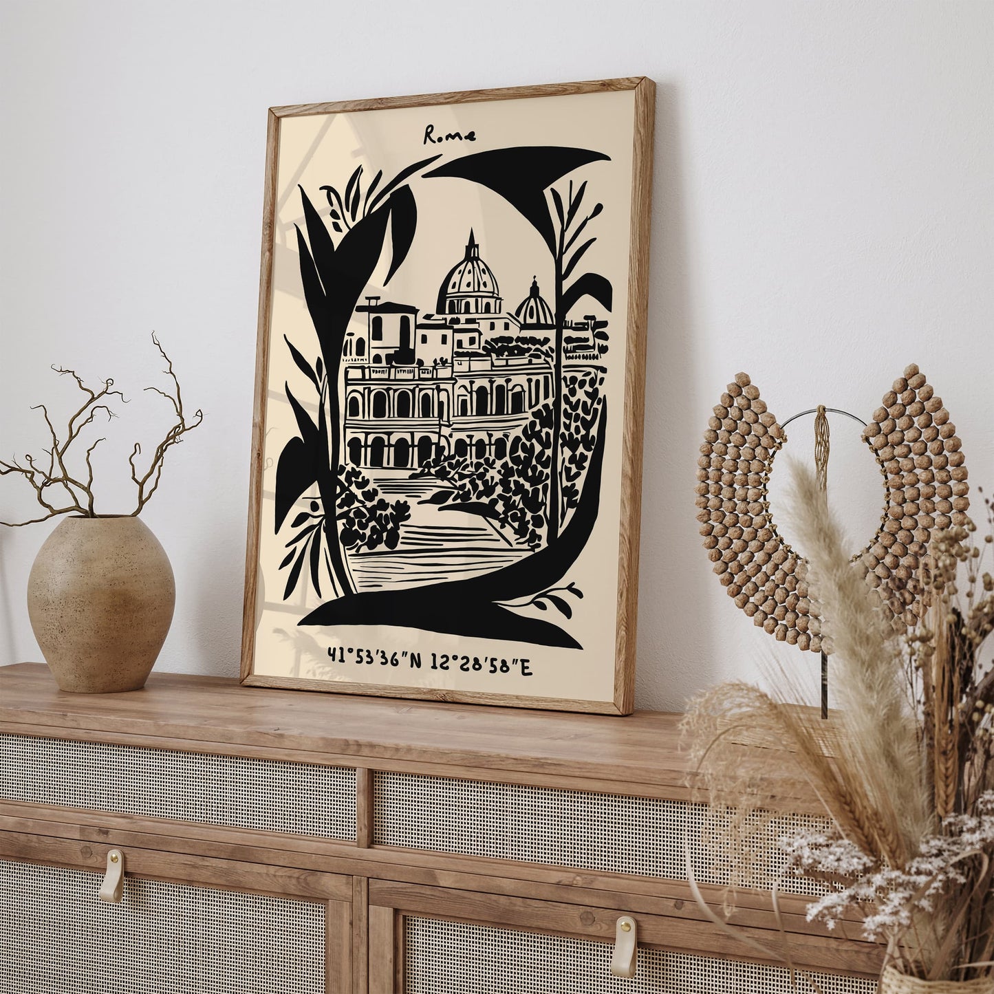 Rome Cityscape Wall Art Print