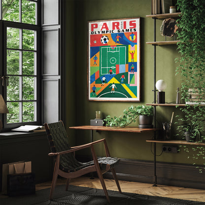 Paris 2024 Olympic Games Sport Art Print