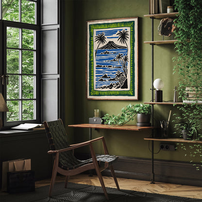 Etna Sicily Landscape Poster
