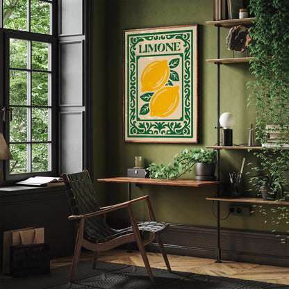 Limone Kitchen Poster 2026