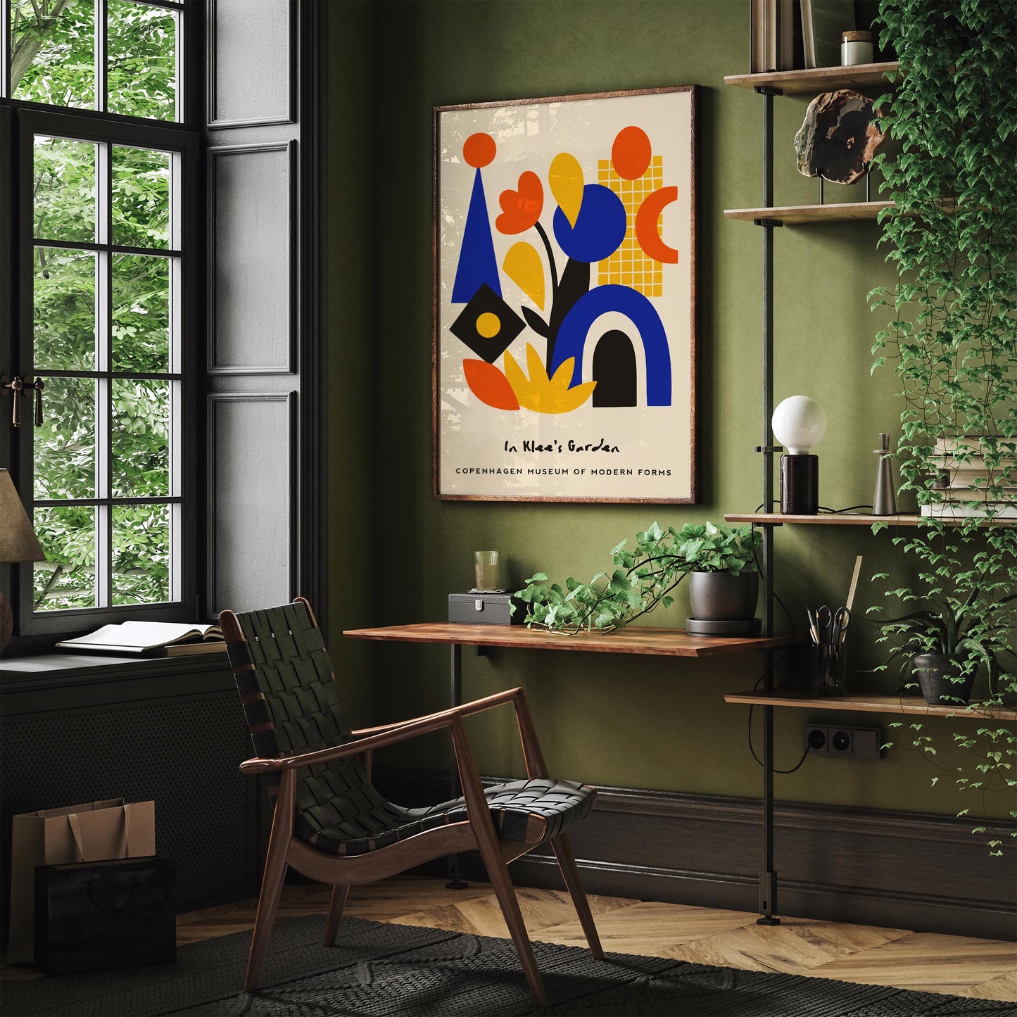 Paul Klee inspired Wall Art Print