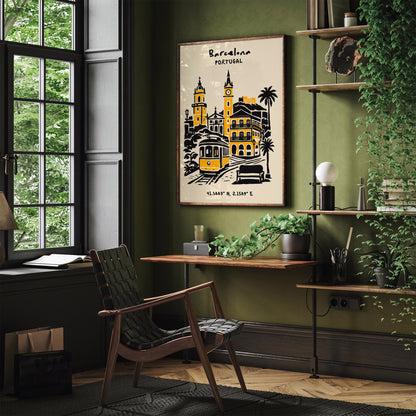 Barcelona Spain Poster 2026 – Travel Wall Art Print