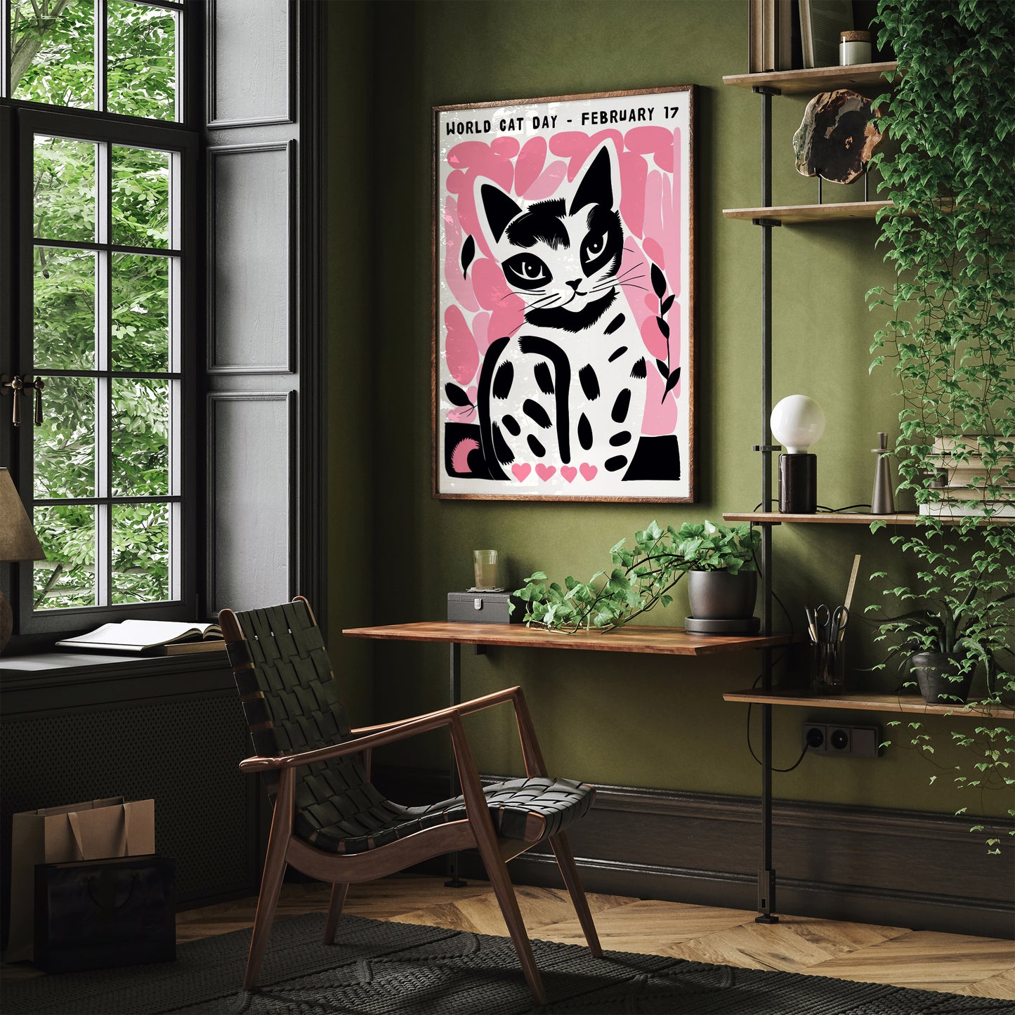 World Cat Day Cute Poster