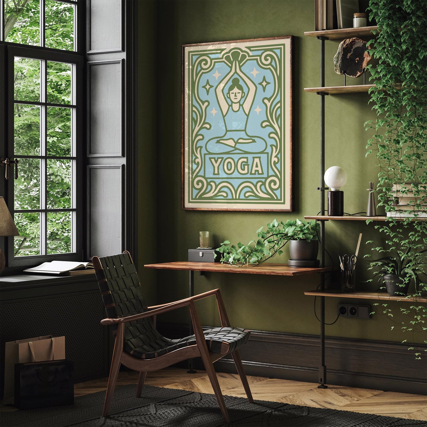 Yoga Poster – Funhouse Style Wellness Wall Art