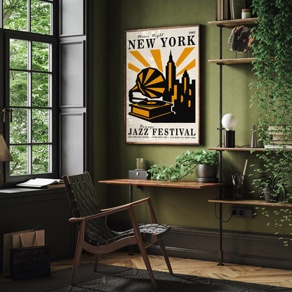 NYC Jazz Music Festival Poster