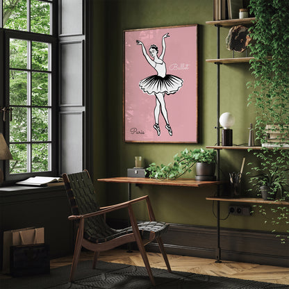 Paris Ballet Dance Wall Art