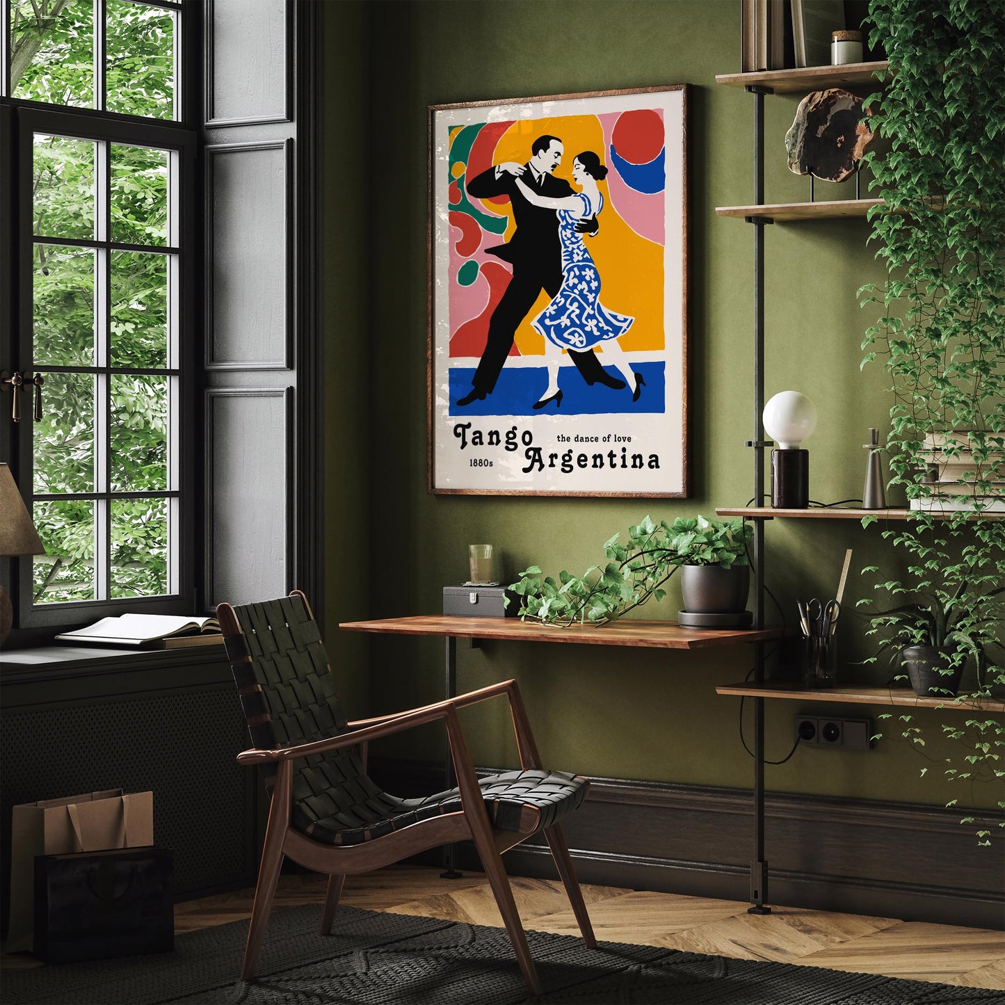 Tango Argentina Dance Wall Art Print 2026
