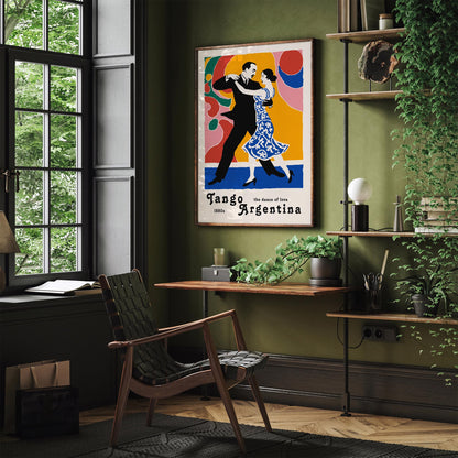 Tango Argentina Dance Wall Art Print 2026