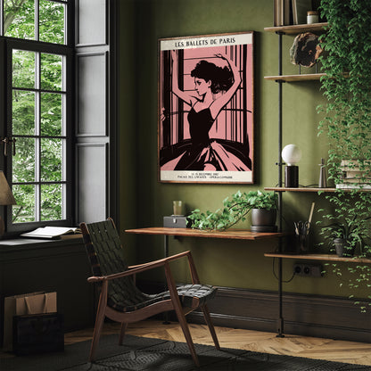 Les Ballets De Paris - Retro Ballet Wall Art