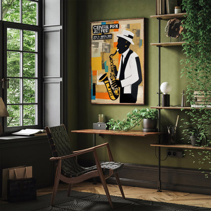 Vintage Jazz Musician Print