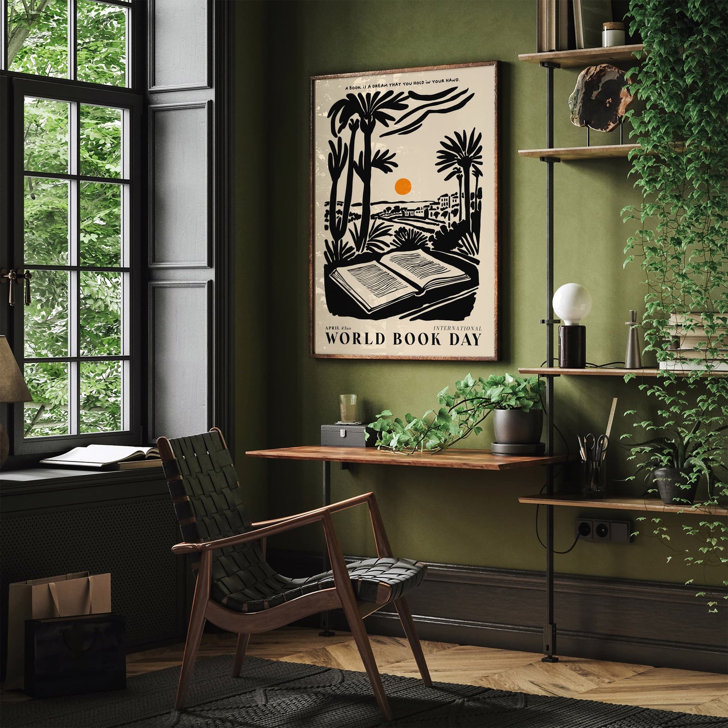 Book Day Holiday Time Book Lovers Poster