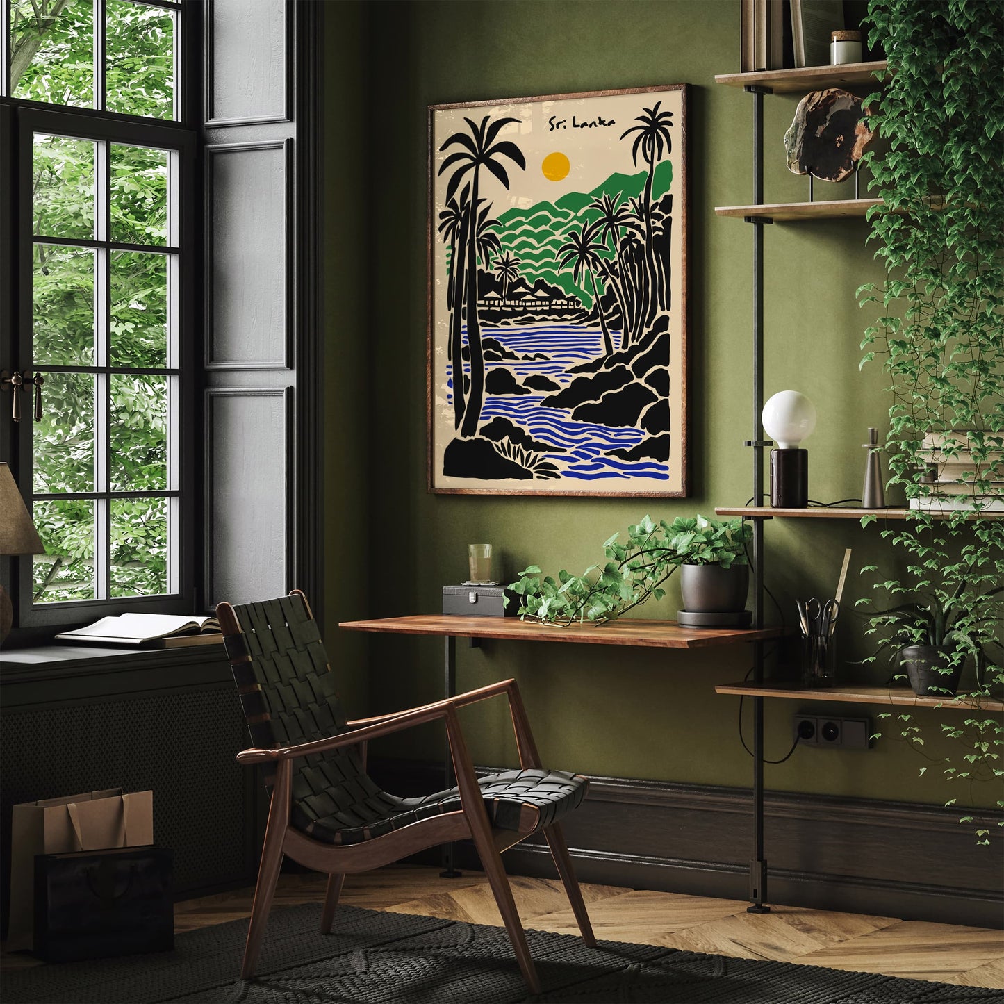 Sri Lanka Beach Landscape Poster