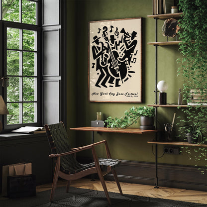 New York City Jazz Festival Poster - Jazz Wall Art