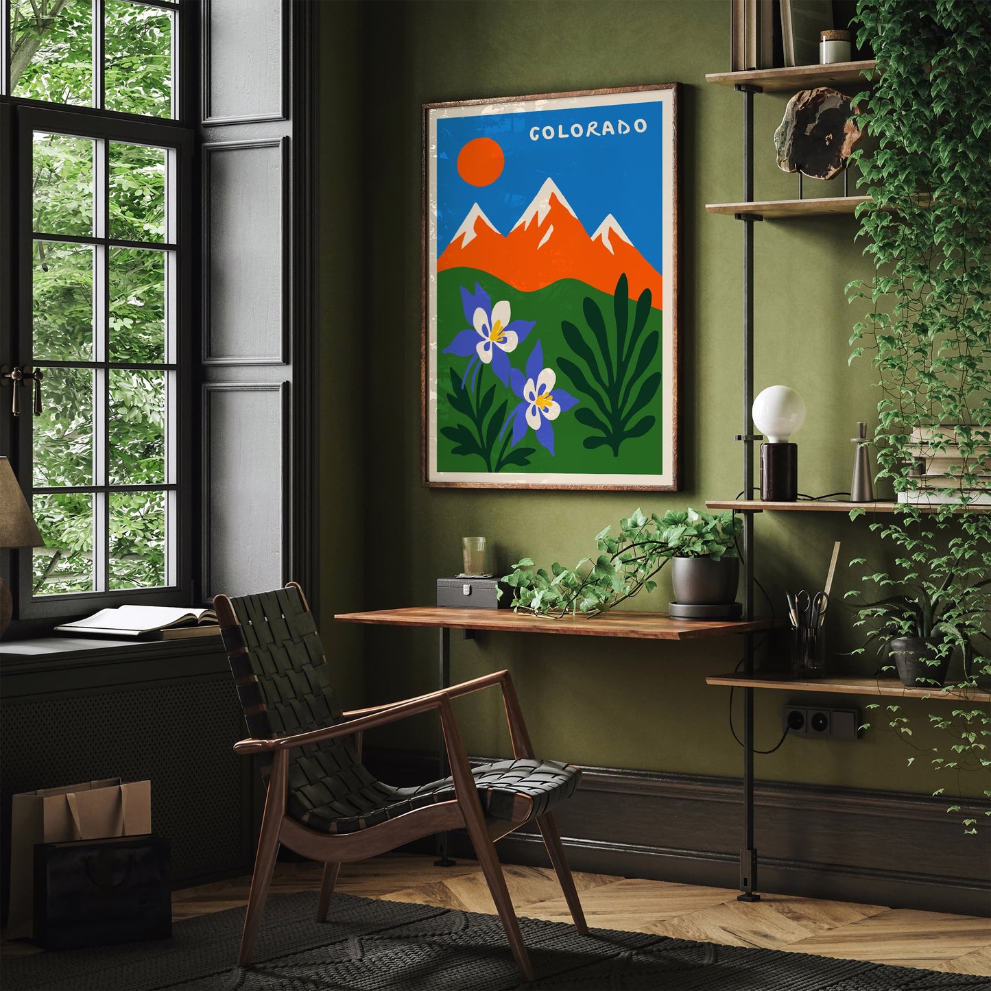 Colorado State Travel Poster